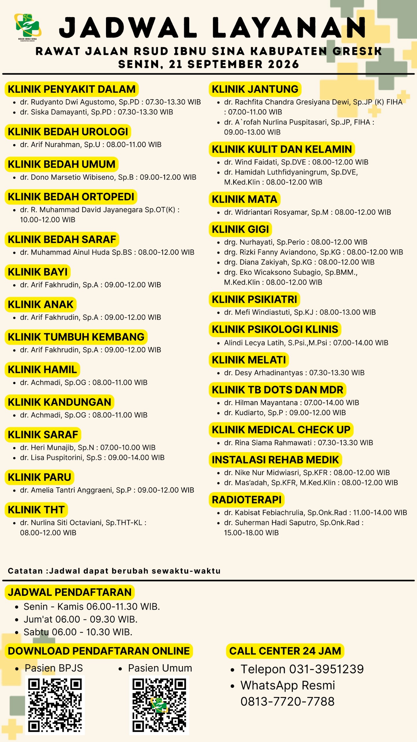 Jadwal Dokter