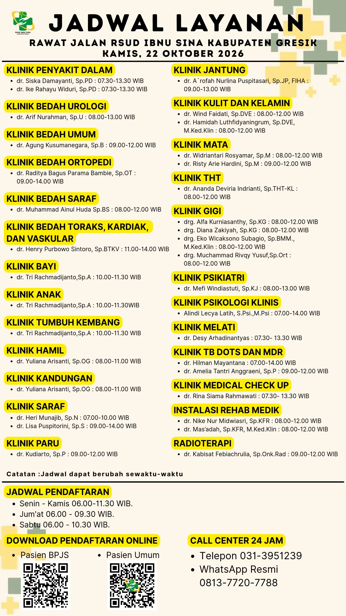 Jadwal Dokter
