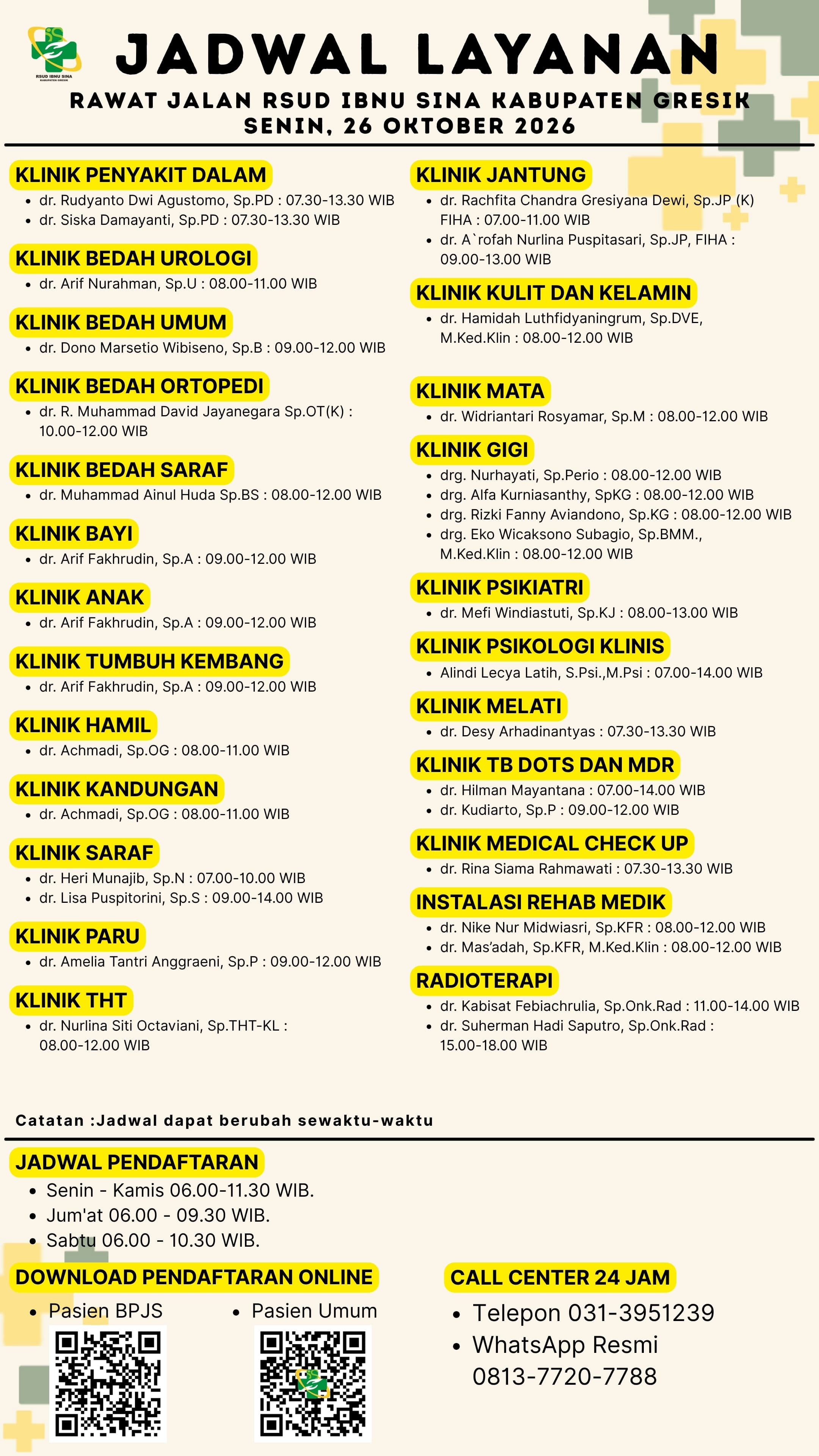 Jadwal Dokter